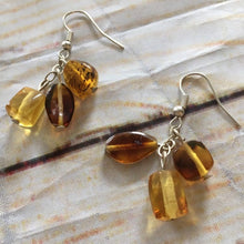 Load image into Gallery viewer, Women's Mexican Amber Necklace & Earring Set - Mexican Amber Jewelry - Amber Necklace - Amber Earrings - Mexican Necklace - Gift for Her