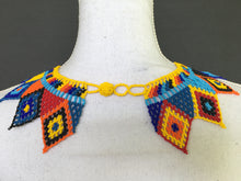 Load image into Gallery viewer, Handmade Mexican Huichol Bead Necklace - Huichol Folk Art Jewelry