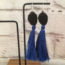 Load image into Gallery viewer, Handmade Mexican FridaTassel Earrings - Aretes de Frida Hechos a Mano en Mexico - Gift for Her - Mexican Folk Art Crafts - Mexican Jewelry