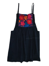 Load image into Gallery viewer, Handmade Women's Floral Embroidered Mexican Dress - Size Small