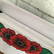 Load image into Gallery viewer, Hand Painted Mexican Purse Handbag Tote Bag - Faux Leather Bag - Bolsa Artesanal