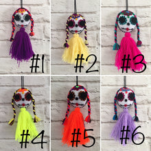 Load image into Gallery viewer, Handmade Mexican Catrina Pom Pom Tassel - Pompones Mexicanos