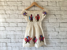 Load image into Gallery viewer, Handmade Women's Baby Doll Mexican Blouse - Size Small - Hand Embroidered & 100% Cotton Mexican Blouse - Blusa Artesanal Mexicana