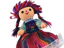 Load image into Gallery viewer, Handmade 10" Mexican Rag Doll - Lele Doll - Maria Doll - Muñeca Maria Mexicana