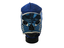 Load image into Gallery viewer, Handmade Mexican Blue Panther Lucha Libre Mask - Youth Kids Size