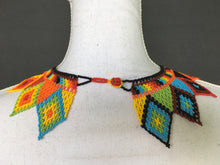 Load image into Gallery viewer, Handmade Mexican Huichol Bead Necklace - Huichol Folk Art Jewelry
