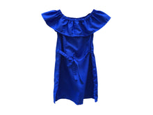 Load image into Gallery viewer, Handmade Girls Off the Shoulder Embroidered Mexican Dress - Size 2