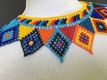 Load image into Gallery viewer, Handmade Mexican Huichol Bead Necklace - Huichol Folk Art Jewelry