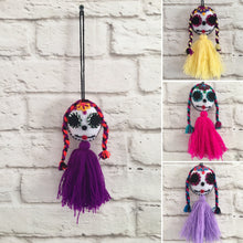 Load image into Gallery viewer, Handmade Mexican Catrina Pom Pom Tassel - Pompones Mexicanos