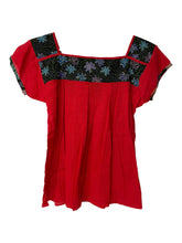 Load image into Gallery viewer, Handmade Embroidered Mexican Blouse - Size Small / Medium
