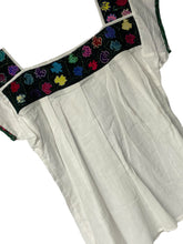 Load image into Gallery viewer, Handmade Embroidered Mexican Blouse - Size Small / Medium
