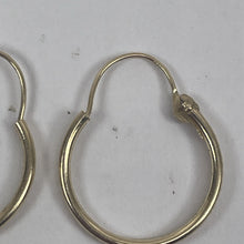 Load image into Gallery viewer, Vintage Yellow Gold 14K  Earrings Signed Circular Huggie Women´s Jewelry
