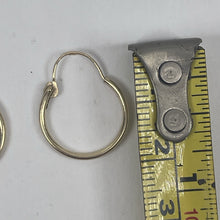 Load image into Gallery viewer, Vintage Yellow Gold 14K  Earrings Signed Circular Huggie Women´s Jewelry

