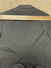 Load image into Gallery viewer, Hart Schaffner Marx HSM 100’s  Black 2-Btn Blazer Jacket 46R Single Vent
