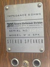 Load image into Gallery viewer, Pair of High Revere Wollensak Division Vintage Speakers Speakers /8 Ohm Untested
