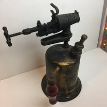 Load image into Gallery viewer, Clayton and Lambert Brass Torch Antique Solid  1921 11" High x 5.75" Diameter
