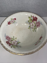 Load image into Gallery viewer, Vintage Sydney Floral Serving Bowl 16” Large Rose Pattern Gold Trim Ceramic Bowl
