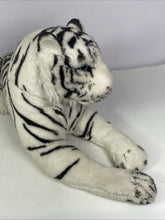 Load image into Gallery viewer, Vintage Large White Tiger Plush Stuffed Animal Toy Manufactured By Kellytoy USA
