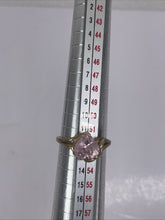 Load image into Gallery viewer, Vintage Women’s 14K Yellow Gold 2.6 gr. Heart Shaped Amethyst Ring, Size 6
