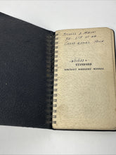 Load image into Gallery viewer, Standard Aircraft Workers Manual Mechanic's Pocket Edition Vintage Good
