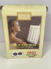 Load image into Gallery viewer, Vtg Igia Facial Tanner Portable UVA Sun Lamp Sun System Face For Repair/Parts
