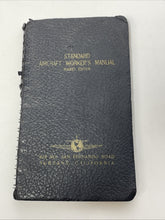 Load image into Gallery viewer, Standard Aircraft Workers Manual Mechanic's Pocket Edition Vintage Good
