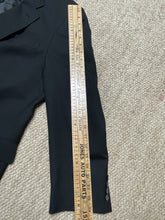 Load image into Gallery viewer, Hart Schaffner Marx HSM 100’s  Black 2-Btn Blazer Jacket 46R Single Vent
