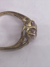 Load image into Gallery viewer, Vintage Women’s 14K Yellow Gold 2.6 gr. Heart Shaped Amethyst Ring, Size 6
