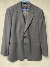 Load image into Gallery viewer, BROOKS BROTHERS STRETCH 346 CHARCOAL 2 BUTTON BLAZER JACKET MENS SIZE 44R
