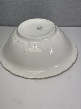Load image into Gallery viewer, Vintage Sydney Floral Serving Bowl 16” Large Rose Pattern Gold Trim Ceramic Bowl

