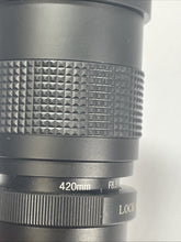 Load image into Gallery viewer, 420-800mm Super Telephoto Manual Zoom Camera Lens with Tripod Mount Pre Owned

