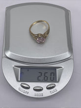 Load image into Gallery viewer, Vintage Women’s 14K Yellow Gold 2.6 gr. Heart Shaped Amethyst Ring, Size 6
