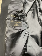 Load image into Gallery viewer, Hart Schaffner Marx HSM 100’s  Black 2-Btn Blazer Jacket 46R Single Vent
