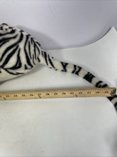 Load image into Gallery viewer, Vintage Large White Tiger Plush Stuffed Animal Toy Manufactured By Kellytoy USA
