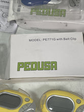 Load image into Gallery viewer, Pedusa PE771 Digital Pedometer Belt Clip Step Counter Lot of 5 New Old Stock
