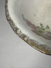 Load image into Gallery viewer, Vintage Sydney Floral Serving Bowl 16” Large Rose Pattern Gold Trim Ceramic Bowl
