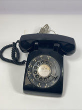 Load image into Gallery viewer, Vintage Antique ITT Rotary Phone Bell Mid Century Telephone Black Working
