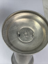 Load image into Gallery viewer, Pair of Vintage Continental Mark Pewter Bud Vases / Cup #857 – 11” Tall Lot
