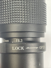 Load image into Gallery viewer, 420-800mm Super Telephoto Manual Zoom Camera Lens with Tripod Mount Pre Owned
