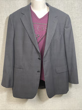 Load image into Gallery viewer, BROOKS BROTHERS STRETCH 346 CHARCOAL 2 BUTTON BLAZER JACKET MENS SIZE 44R
