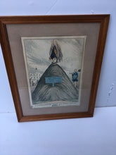 Load image into Gallery viewer, Tableaux Cadres Illustration "A" 18"x14.5" Examples Laconic by CMotte Leicester
