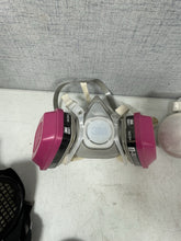 Load image into Gallery viewer, 3M Full Face Respirator Mask 6800 w/ 6001 Cartridges Filters Accessories Lot
