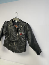 Load image into Gallery viewer, Vintage Harley Davidson Women's Black Poly Vinyl Embroidered Logos  Jacket Small
