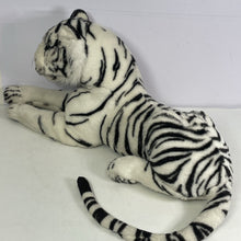 Load image into Gallery viewer, Vintage Large White Tiger Plush Stuffed Animal Toy Manufactured By Kellytoy USA
