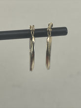 Load image into Gallery viewer, Vintage Multi Tone Gold 14K  Earrings Hoop Circular Hand Crafted Bohemian
