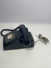Load image into Gallery viewer, Vintage Antique ITT Rotary Phone Bell Mid Century Telephone Black Working
