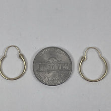 Load image into Gallery viewer, Vintage Yellow Gold 14K  Earrings Signed Circular Huggie Women´s Jewelry
