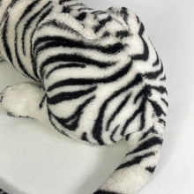 Load image into Gallery viewer, Vintage Large White Tiger Plush Stuffed Animal Toy Manufactured By Kellytoy USA
