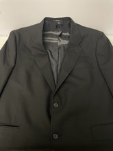 Load image into Gallery viewer, Hart Schaffner Marx HSM 100’s  Black 2-Btn Blazer Jacket 46R Single Vent
