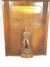 Load image into Gallery viewer, Vintage 1960 Mr. Charles Muraski From The Boys Of Troop 297 Award Figure 11x8”
